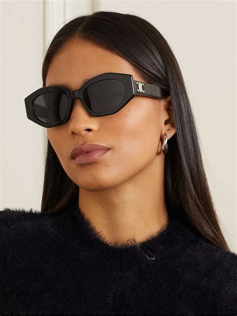 celine triomphe cat-eye acetate sunglasses|WOMEN'S LUXURY ACETATE TRIOMPHE SUNGLASSES.